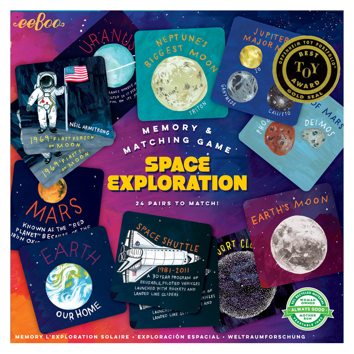 Space Exploration - Memory Matching Game