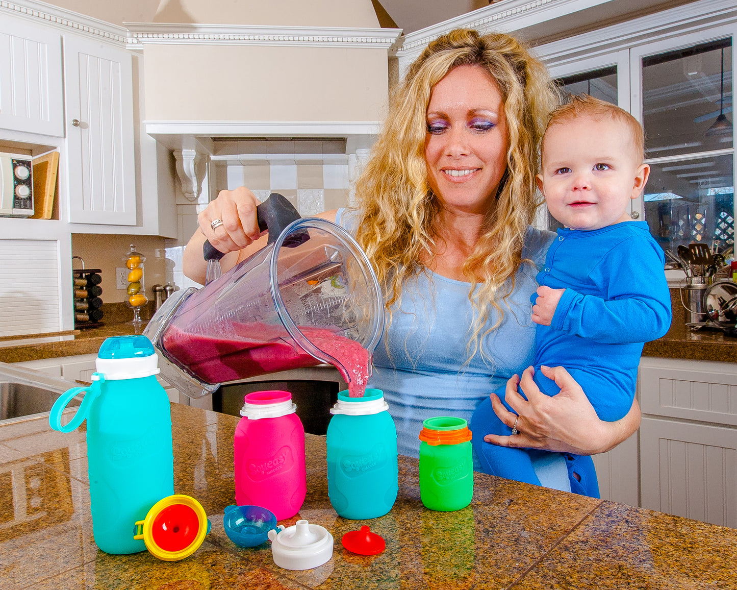 Squeasy Snacker Silicone Food Pouch (Large/470ml)