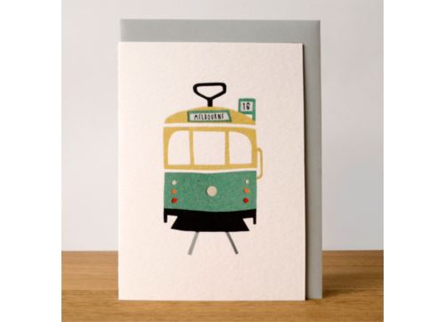 Sunday Paper Greeting Card - Melbourne