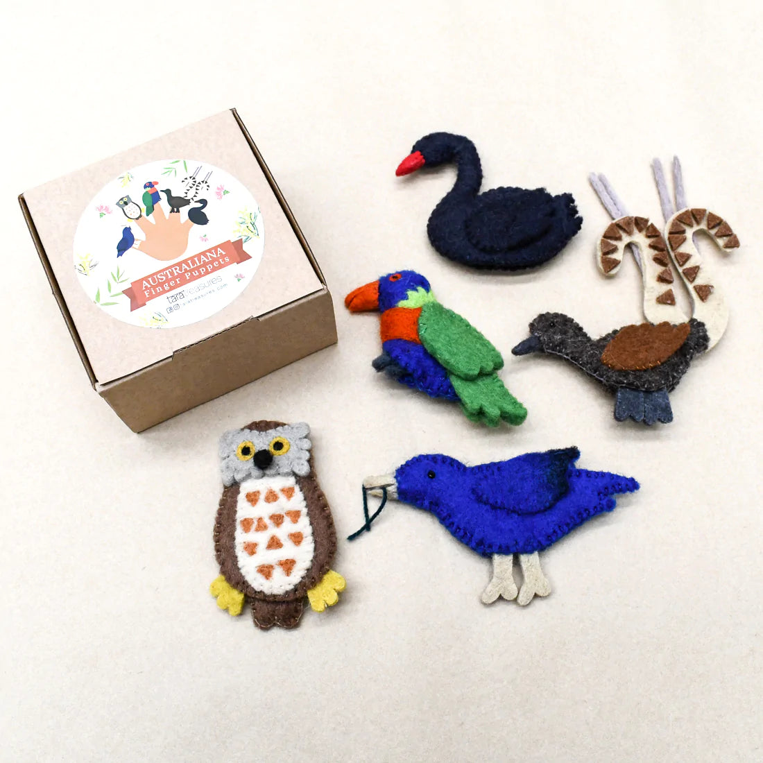 Australian Animal Finger Puppet Set D