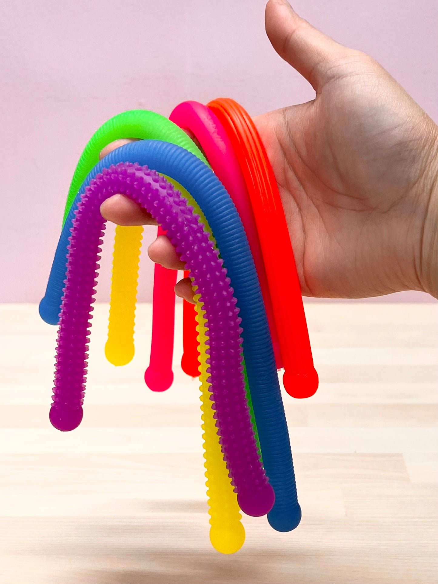 Textured 30cm Stretchy Strings 6pk