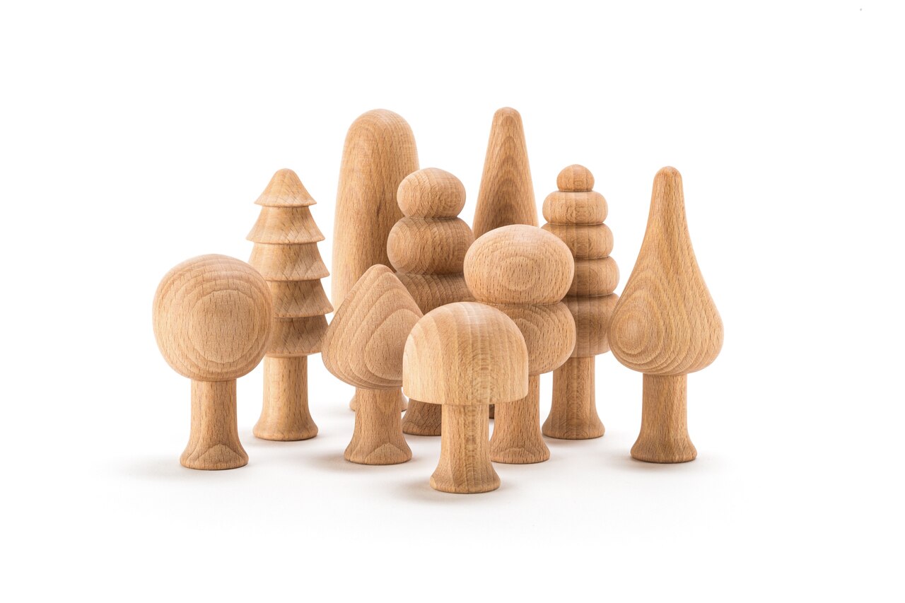 Ocamora Forest Trees 10pcs Natural