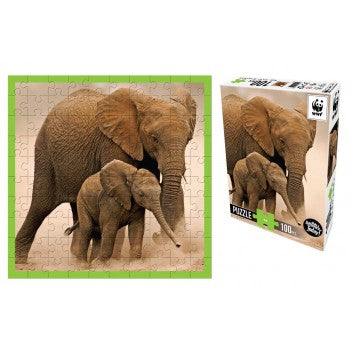 WWF Elephant puzzle 100pc