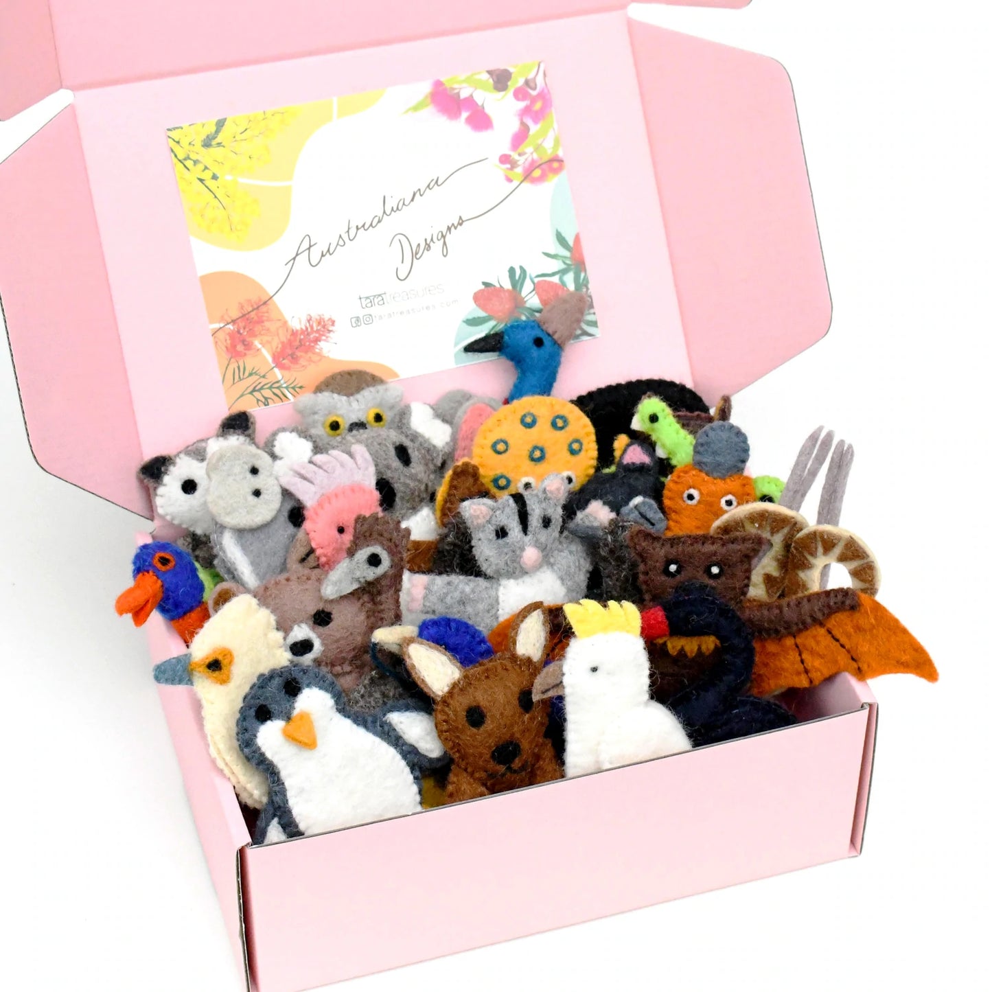 Australiana Finger Puppets - Set of 25