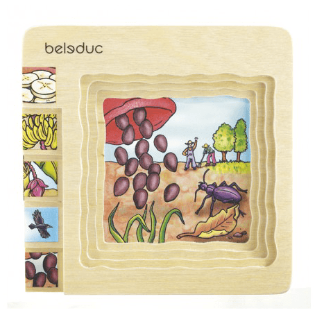 Five Layer Banana Puzzle-Puzzle-Beleduc-Tiny Paper Co-Afterpay-Australia-Toy-Store