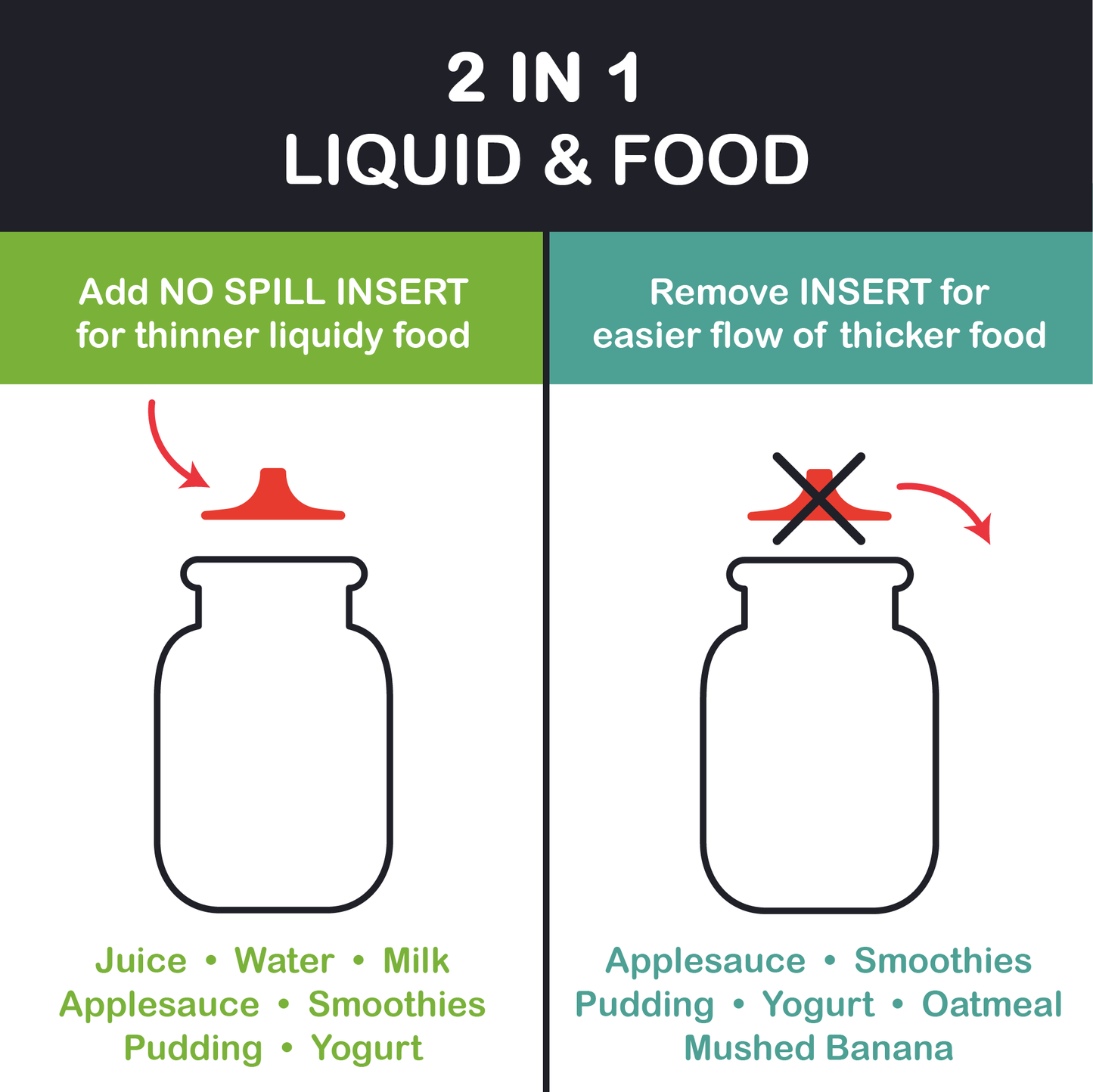Squeasy Snacker Silicone Food Pouch (Medium/180ml)