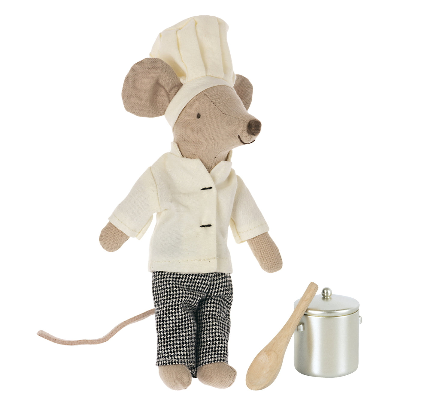 Chef Mouse with Pot and Spoon | Maileg