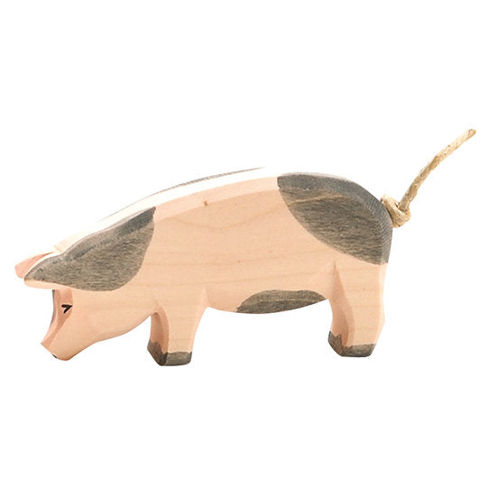 Ostheimer Pig Figurine - Family & Farm Figures - Spotted Pig