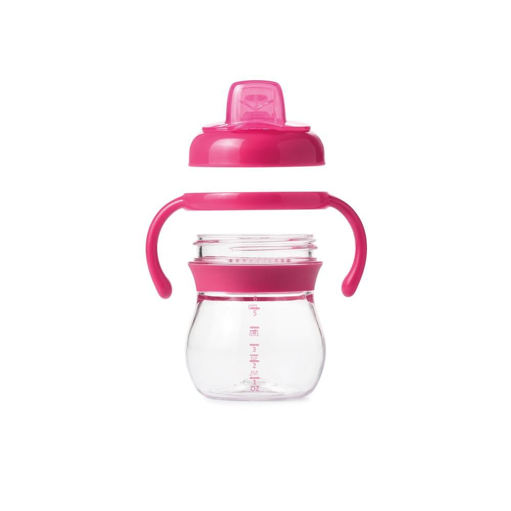 Soft Spout Sippy Cup (Pink and Teal)