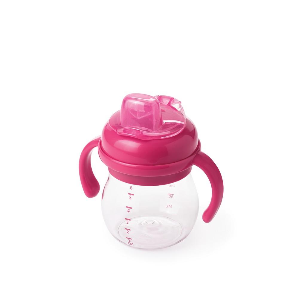 Soft Spout Sippy Cup (Pink and Teal)