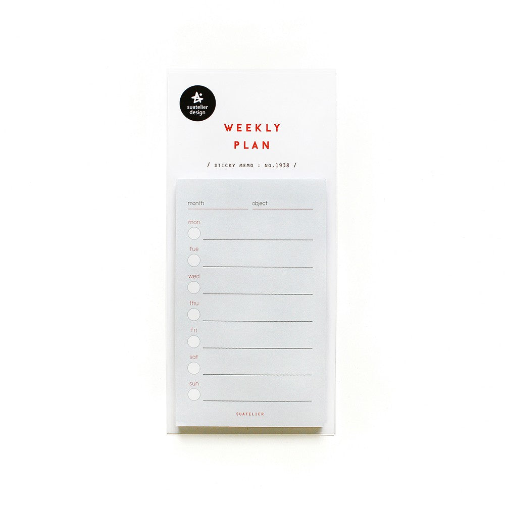Sticky memo / 1. Main Image / Suatelier_StickyMemo_1938_weekly-plan_(1000px).jpg