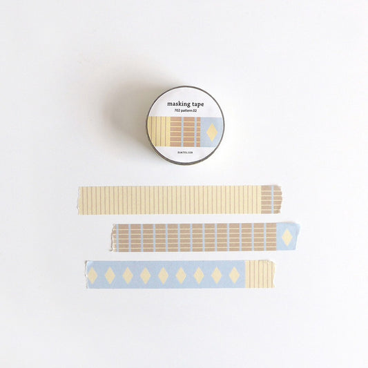 Washi Tapes (Masking Tape) / 1. Main Image / Suatelier_WashiTapes_702_pattern.02_(1000px).jpg