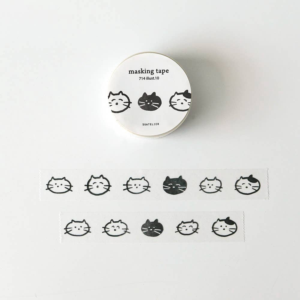 Washi Tapes (Masking Tape) / 1. Main Image / Suatelier_714_illust.10_main.jpeg