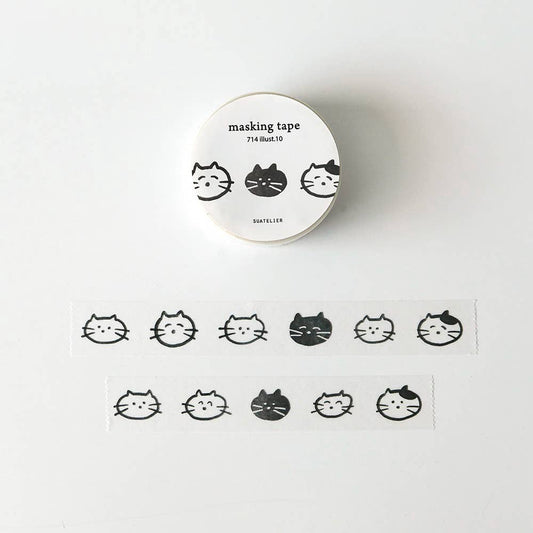 Washi Tapes (Masking Tape) / 1. Main Image / Suatelier_714_illust.10_main.jpeg