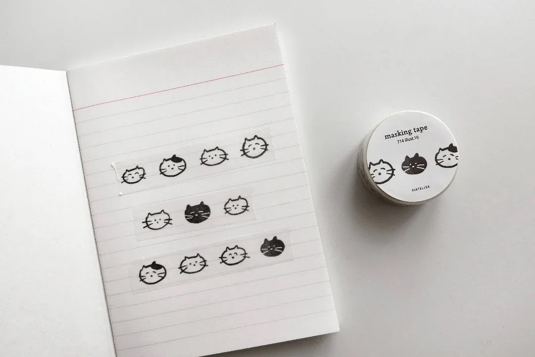 Washi Tapes (Masking Tape) / 2. Additional Images / Suatelier_714_illust.10_additional_2.jpeg
