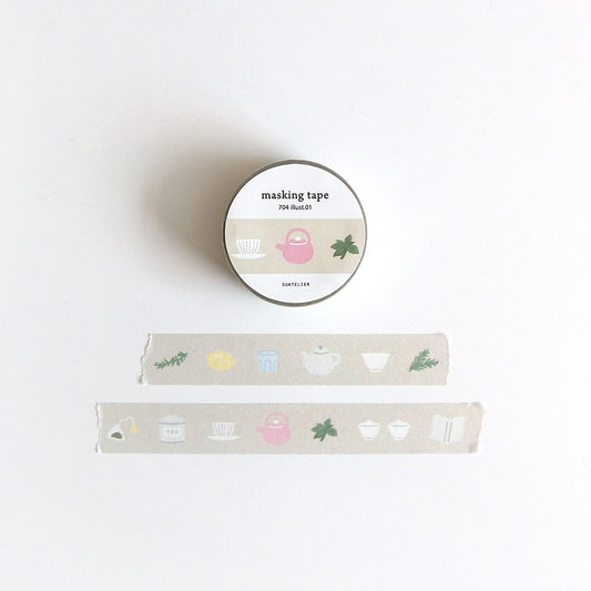 Washi Tapes (Masking Tape) / 1. Main Image / Suatelier_WashiTapes_704_illust.01_(1000px).jpg