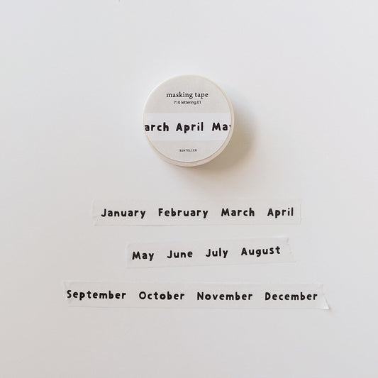 Washi Tapes (Masking Tape) / 1. Main Image / Suatelier_WashiTapes_710_lettering_(1000px).jpg