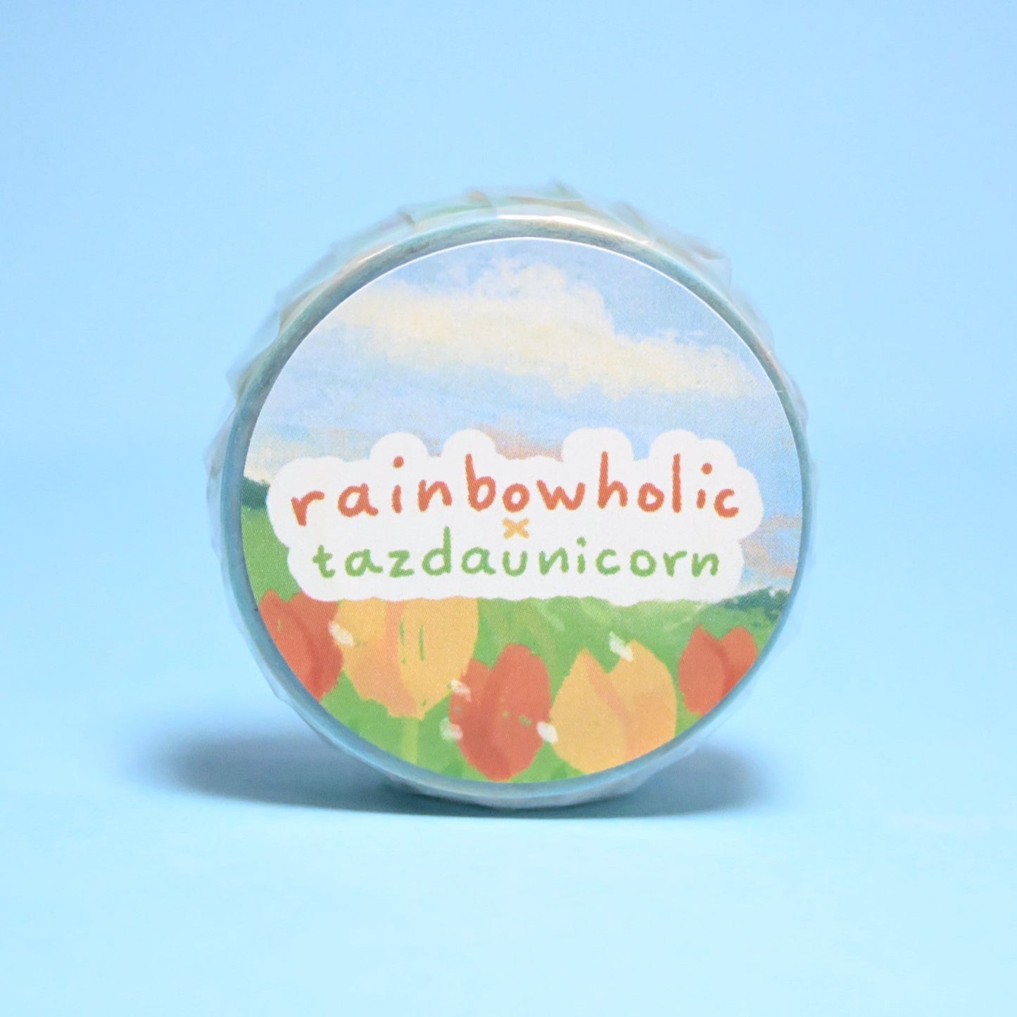 (MT129) Original Rainbowholic x Tazdaunicorn Beautiful Scenery Washi Tape