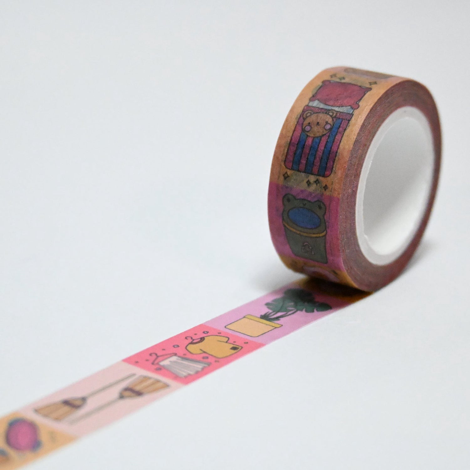 (MT079) Original Rainbowholic x Tazdaunicorn House Chores Washi Tape