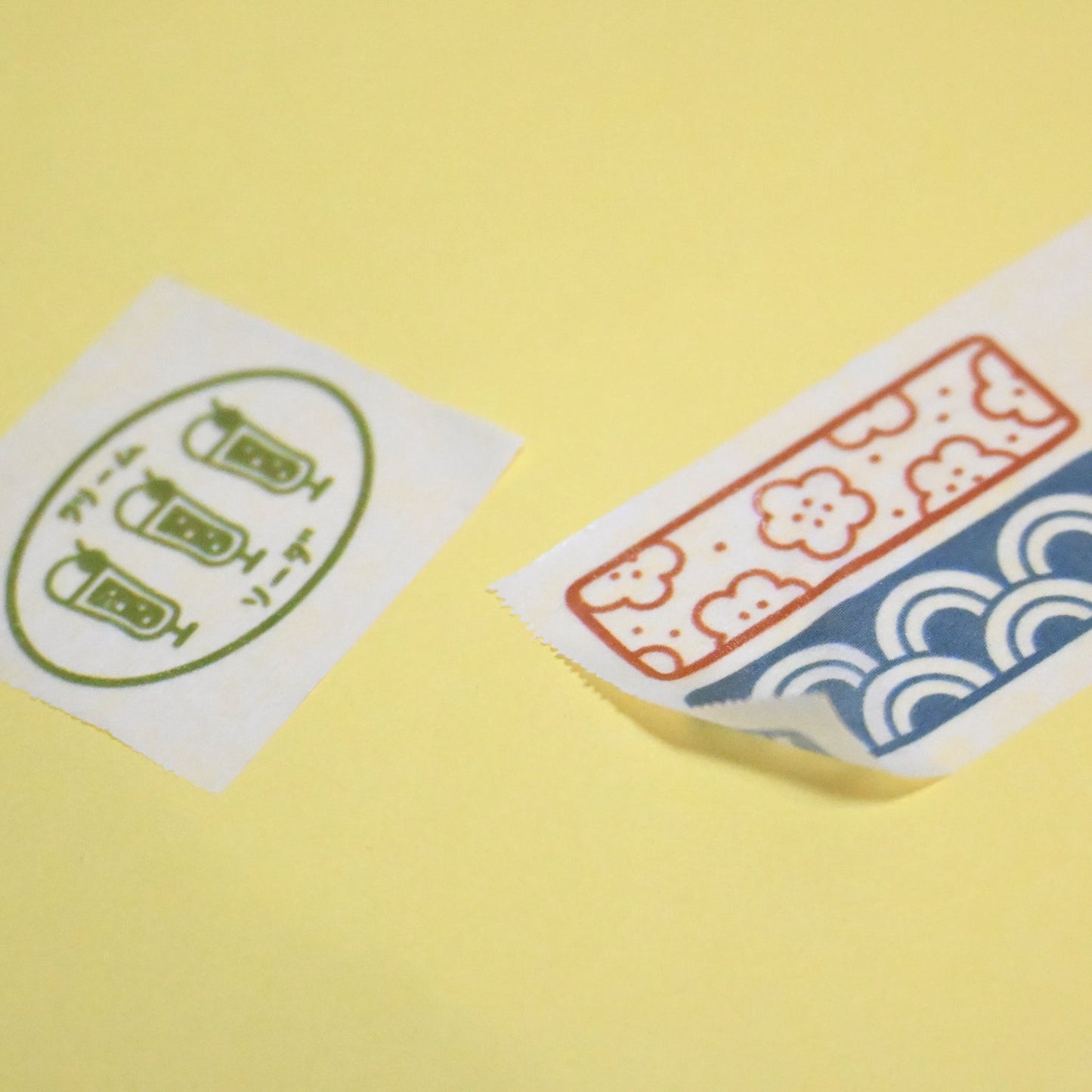 (MT112) Original Rainbowholic x Tazdaunicorn Rainbowholic Japan Stamp Easy Cut Washi Tape 3cm