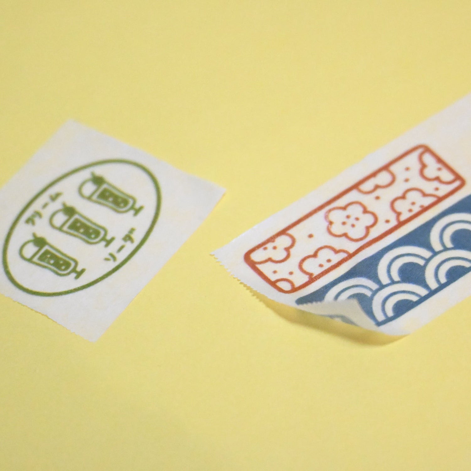 (MT112) Original Rainbowholic x Tazdaunicorn Rainbowholic Japan Stamp Easy Cut Washi Tape 3cm