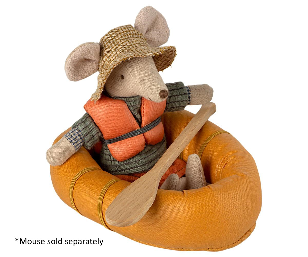 Rubber Boat Mouse Dusty Yellow | Maileg