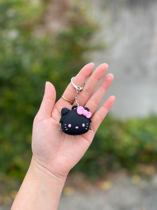 Hello Kitty Black Keychain | Mimi Pochi