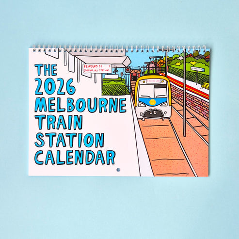 2026 Melbourne Train Station Calendar | Able and Game
