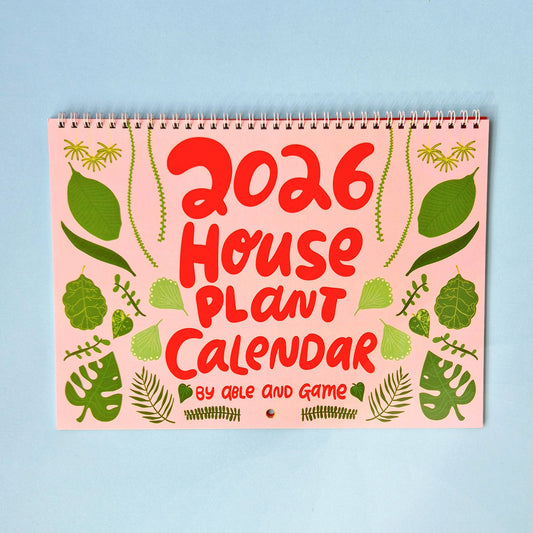 2026 House Plant Calendar | Able and Game
