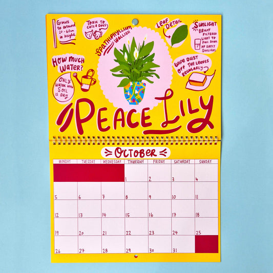 2026 House Plant Calendar | Able and Game