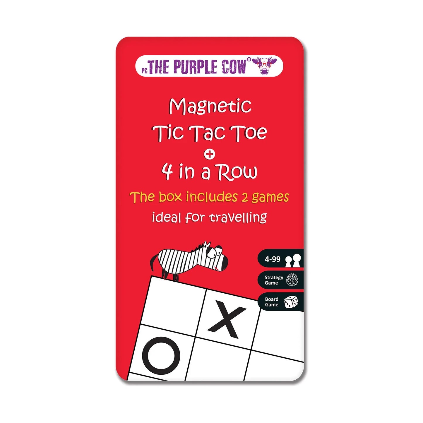 Magnetic 4 In A Row & Tic Tac Toe Travel Games