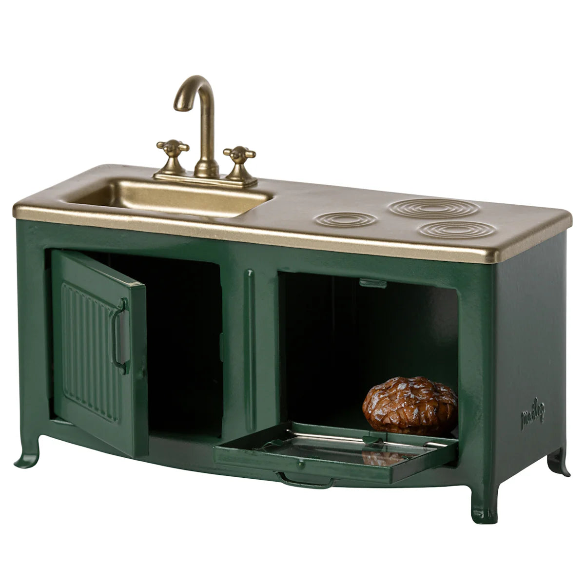 Maileg Kitchen Dark Green Mouse