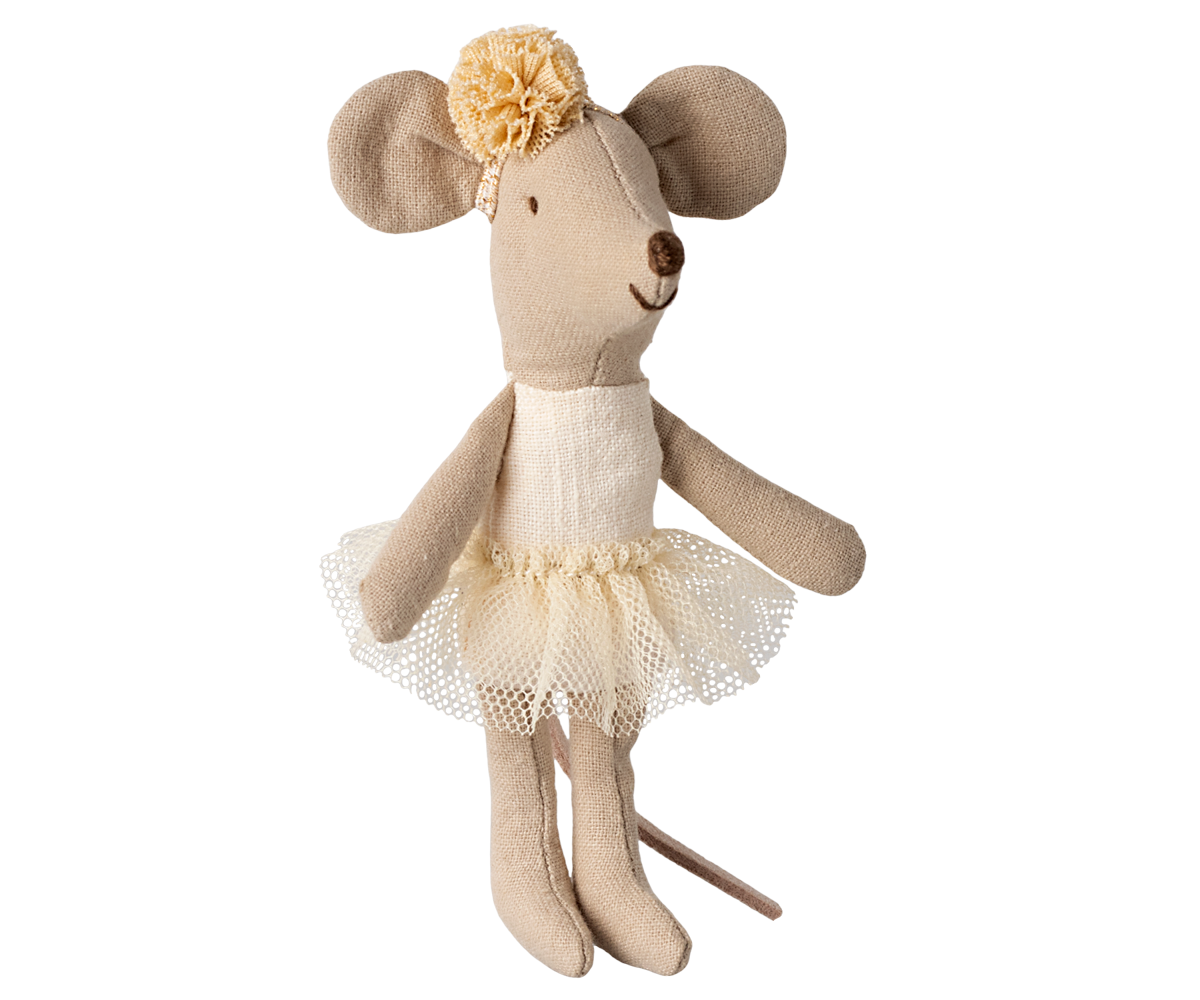 Ballerina Mouse Little Sister Off White | Maileg