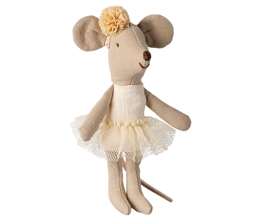 Ballerina Mouse Little Sister Off White | Maileg