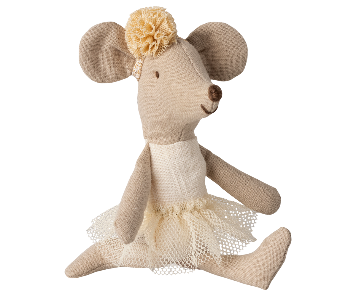 Ballerina Mouse Little Sister Off White | Maileg