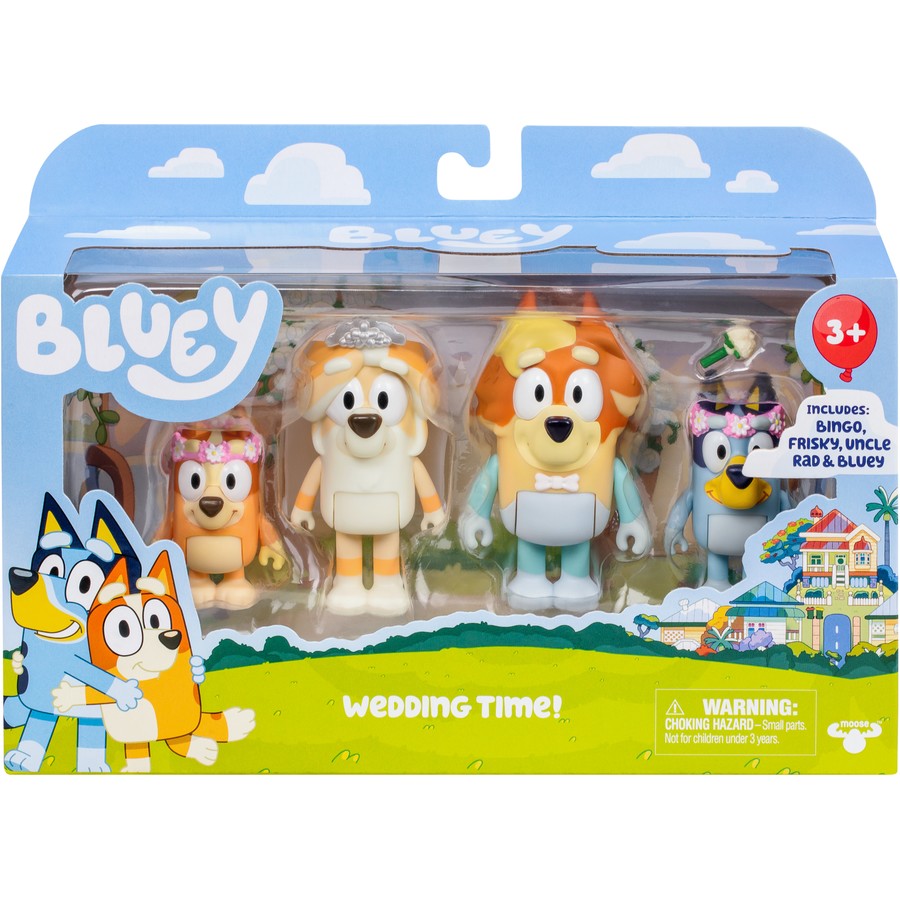 Bluey Figurines - Wedding Time