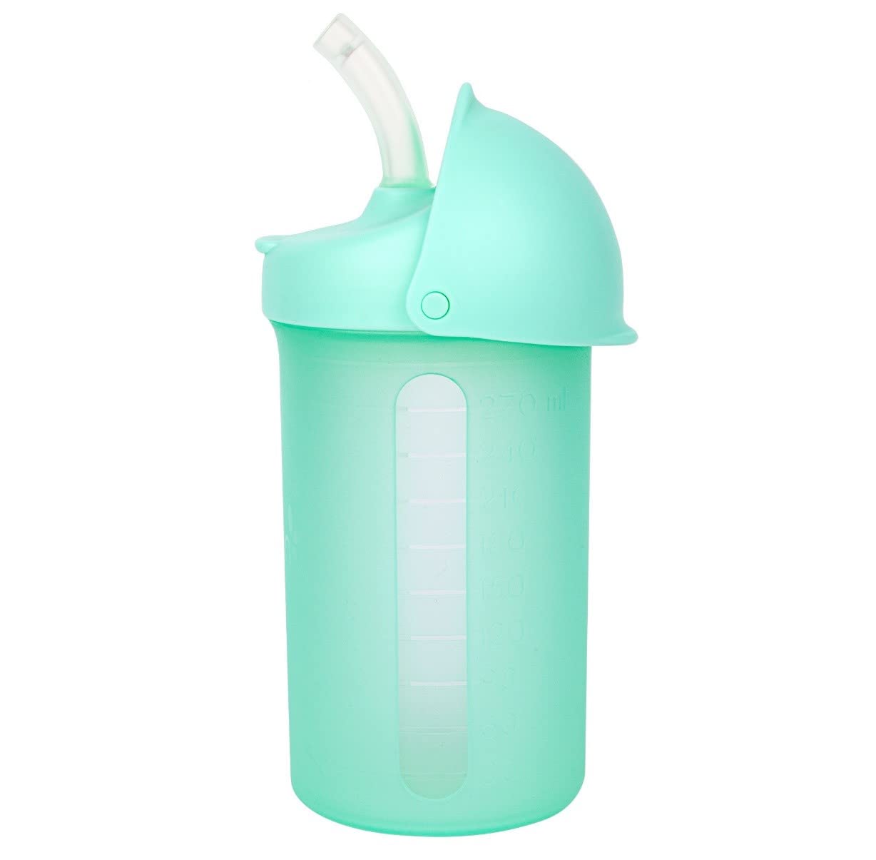 SWIG Water Bottle with Silicone Straw - Mint | Boon