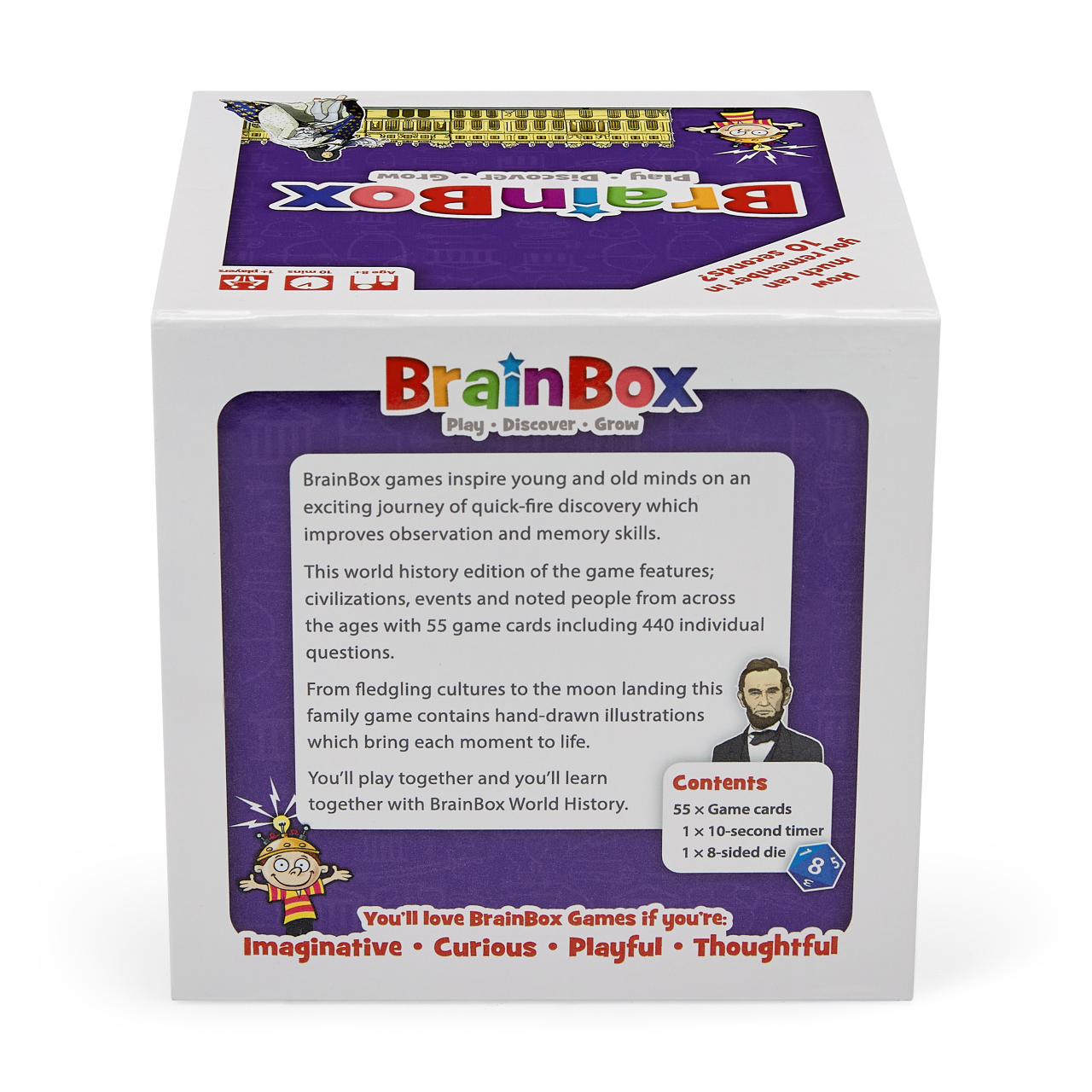 Brainbox Brainbox World History Memory Game | Tiny Paper Co. Melbourne Toy Store