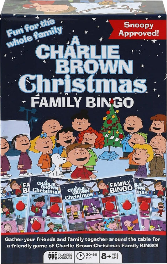 Charlie Brown Family Bingo | Christmas Edition