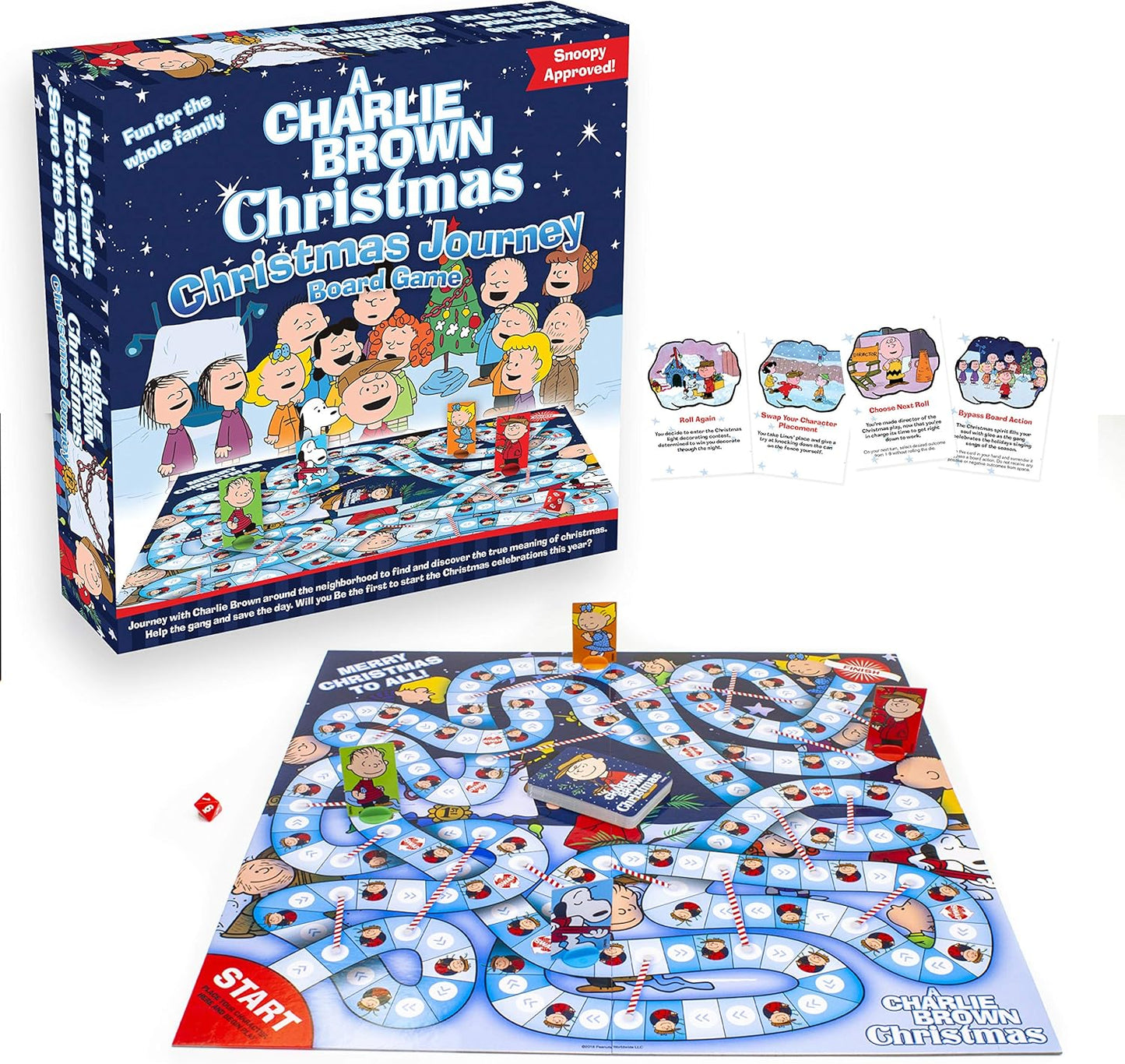 Charlie Brown Christmas Journey Board Game