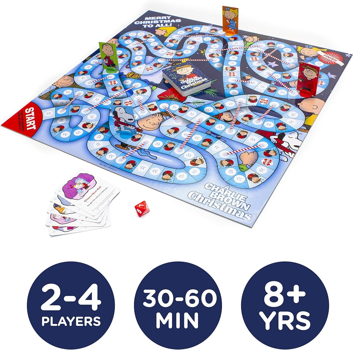 Charlie Brown Christmas Journey Board Game