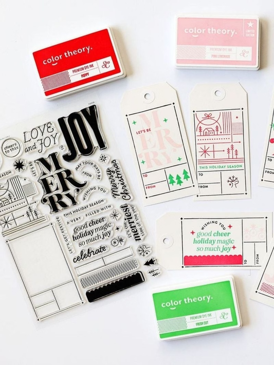 Christmas Gift Tags 6x8 Stamp Set