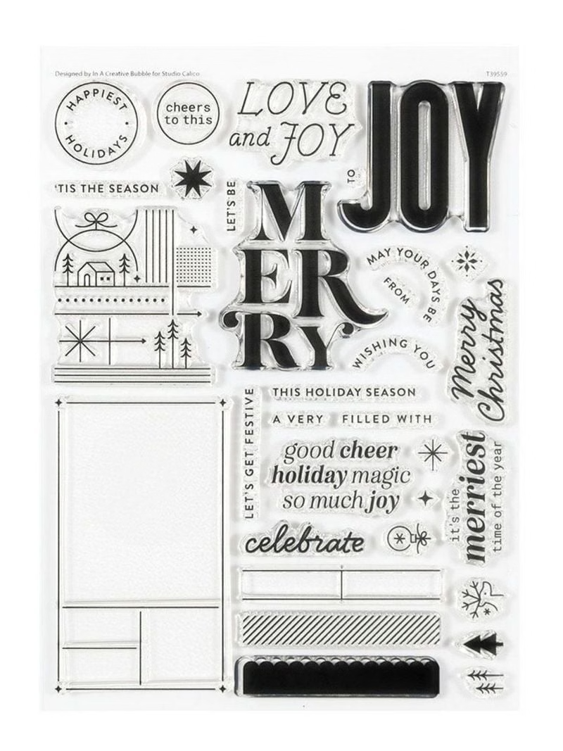 Christmas Gift Tags 6x8 Stamp Set