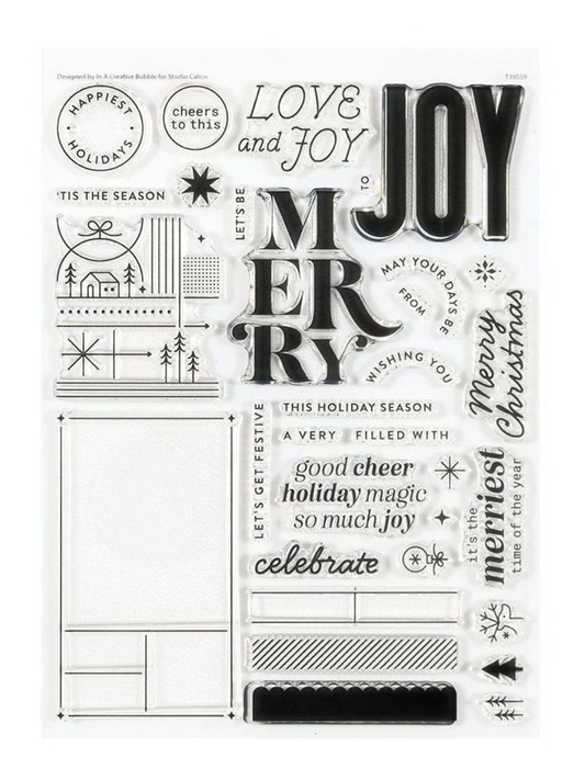 Christmas Gift Tags 6x8 Stamp Set