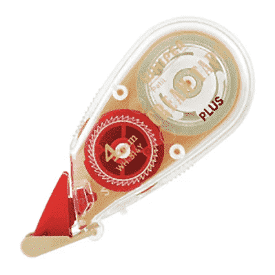 Correction Tape Red 4mm