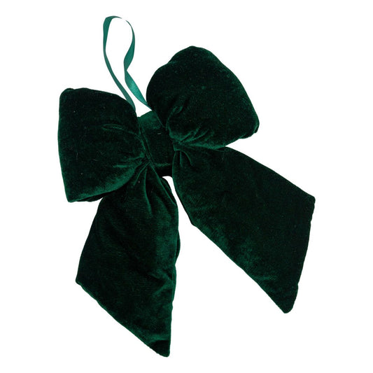 Emerald Green Velvet Bow