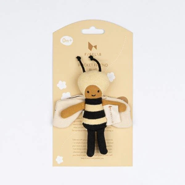 Fabelab Pocket Friend – Bee, 12 cm