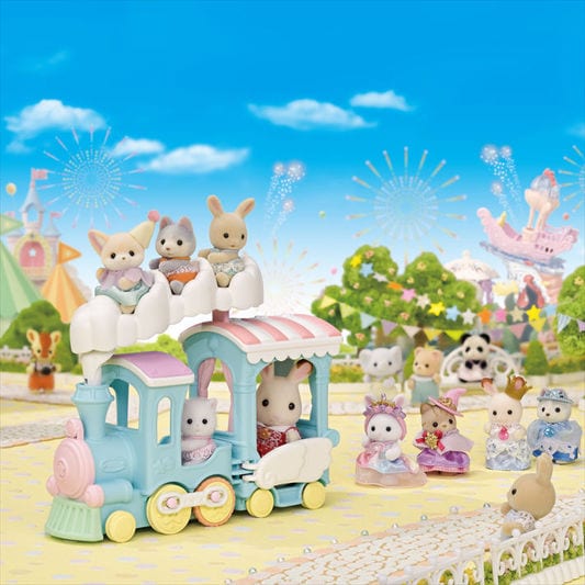 Floating Cloud Rainbow Train | Sylvanian Families