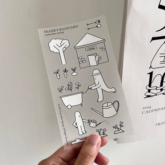 Frank's Backyard - Stickers | September Spring