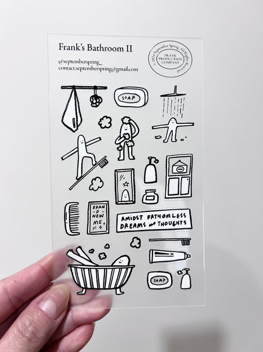 Frank's Bathroom II - Stickers | September Spring